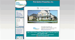 Desktop Screenshot of firstoptionproperties.com